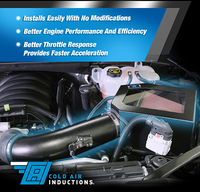 2019 Chevrolet Silverado 1500 LD with 5.3L V8 Cold Air Intake